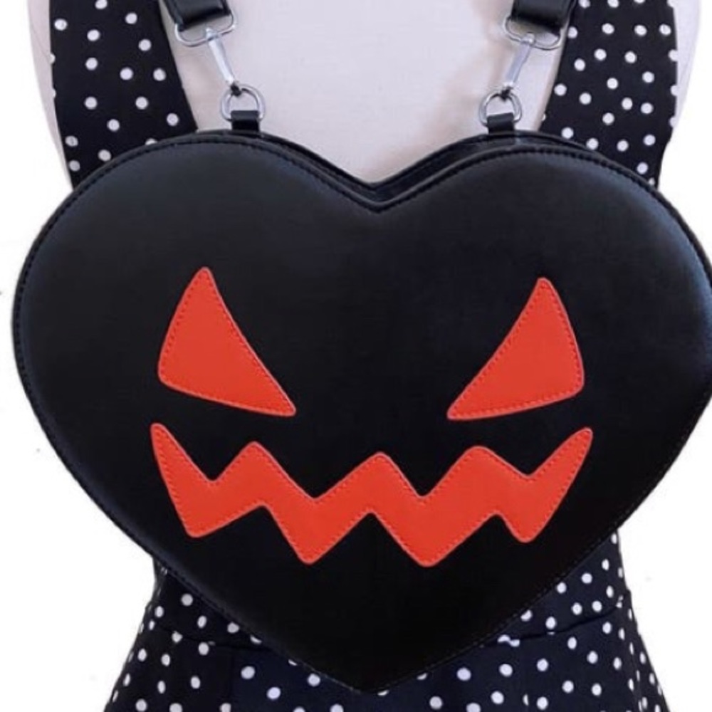Em and Sprout Jack O Lantern Crossbody Bag